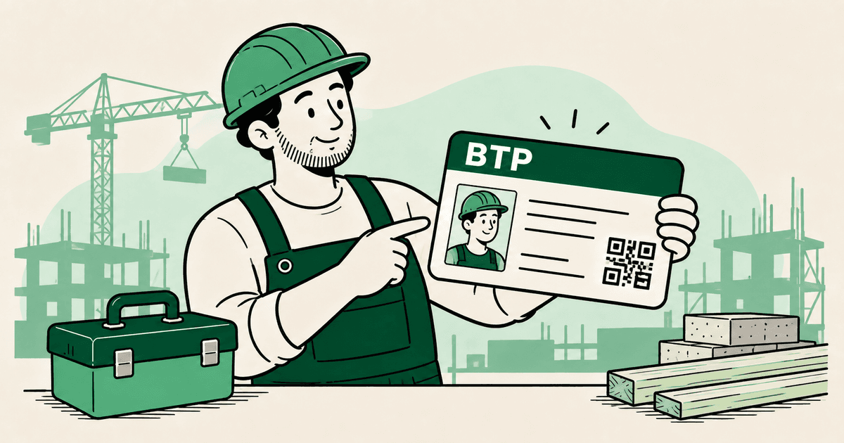 Carte BTP : prix, demande, auto-entrepreneur et carte pro chez les négoces