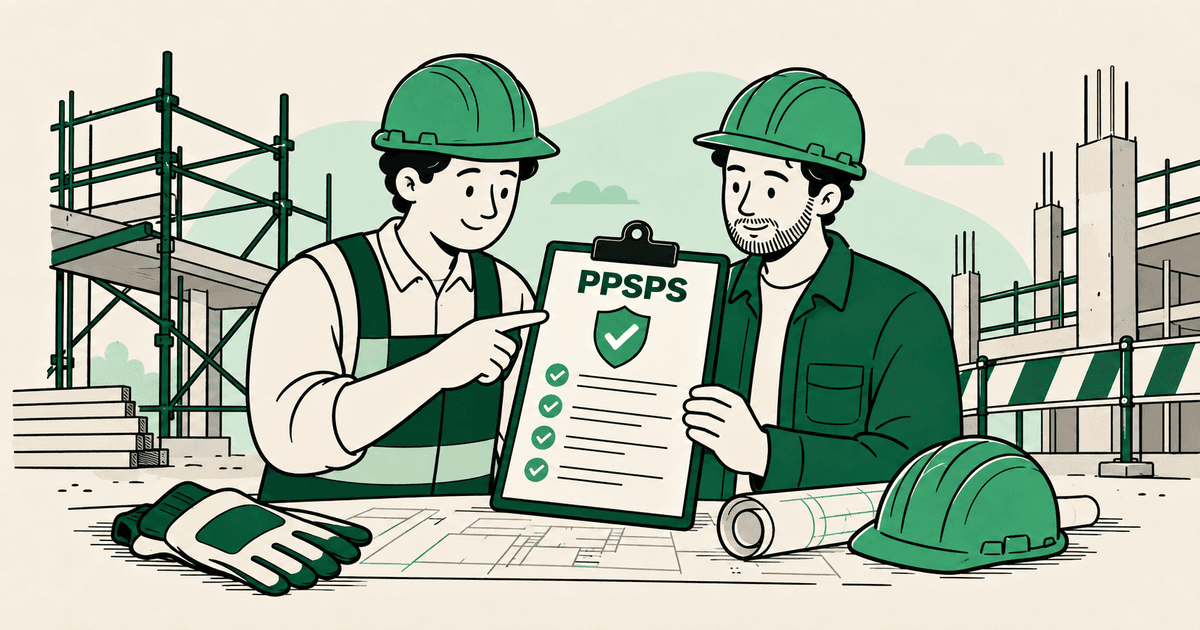 PPSPS : qui doit le rédiger, dans quel délai, et que mettre dedans
