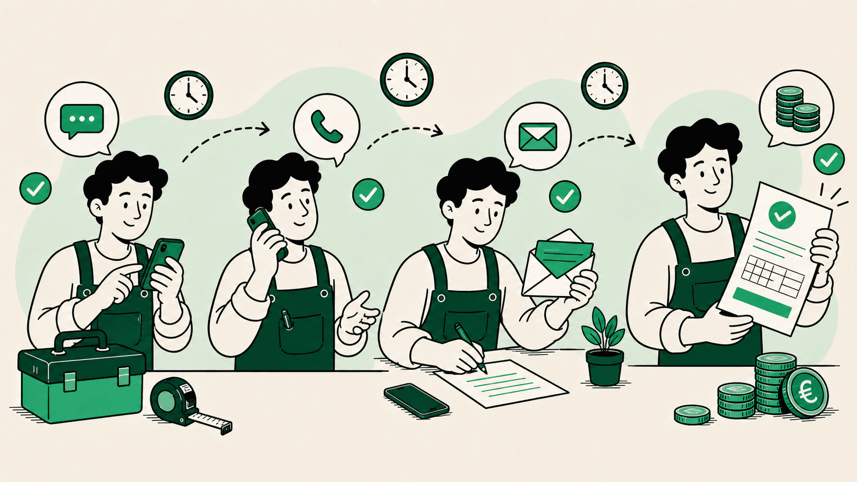 Relance de facture impayée : la méthode d'un artisan pour se faire payer