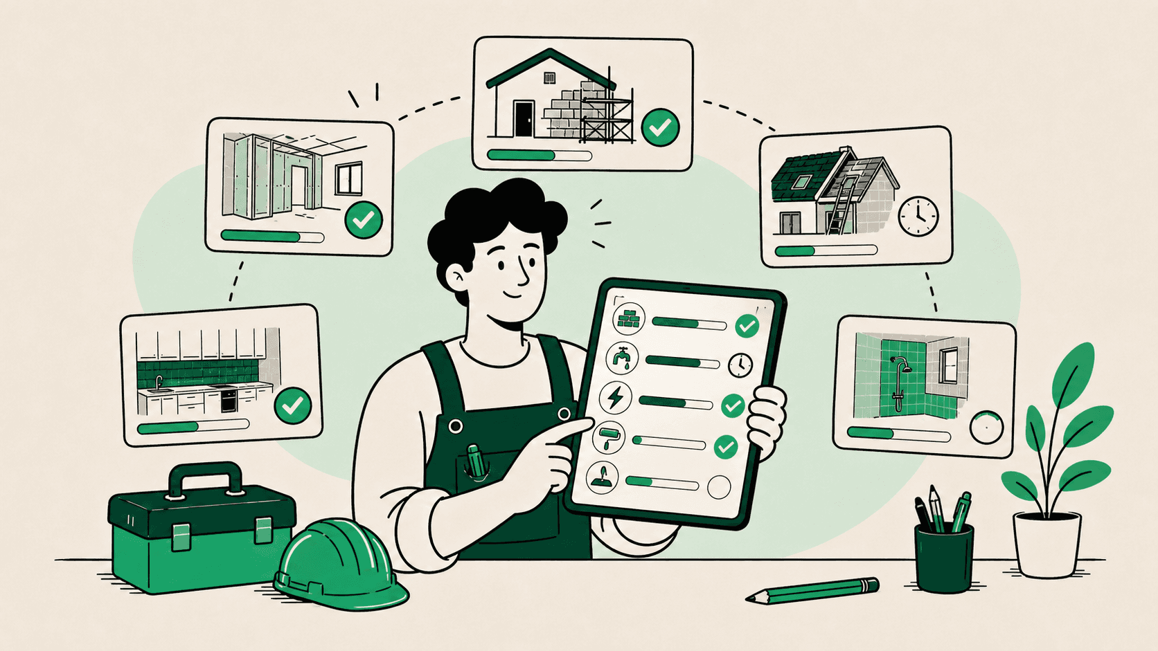 Suivi de chantier : la méthode d'un artisan qui gère 5 chantiers en même temps